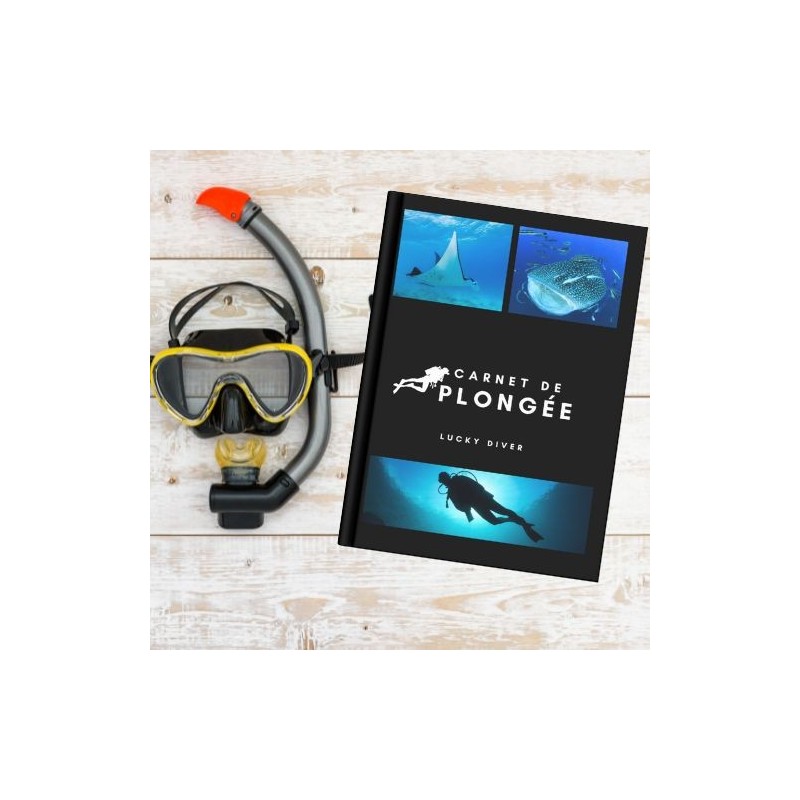 Carnet de Plongée - Diving Logbook : 140 plongées avec les informations et contacts en cas d'urgence