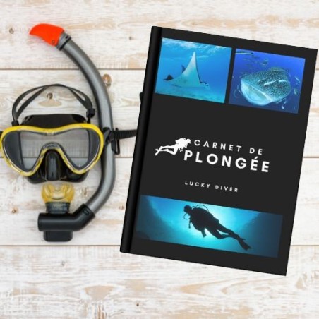 Carnet de Plongée - Diving Logbook : 140 plongées avec les informations et contacts en cas d'urgence
