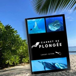 carnet de plongée sous marine : journal de bord idéal pour la plongée bouteilles