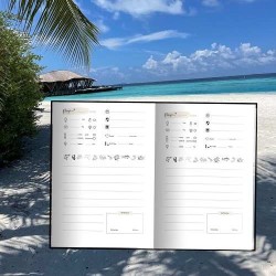 carnet de plongée pour 100 plongées : journal avec 100 plongées et le détail des explorations sous marines (1 plongée par page)