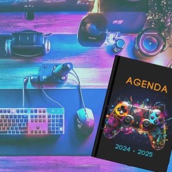 Agenda scolaire 2024 2025 Gamer Fan de Jeux Video