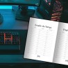 Agenda scolaire 2024 2025 format A5 et couverture souple / emploi du temps heure par heure