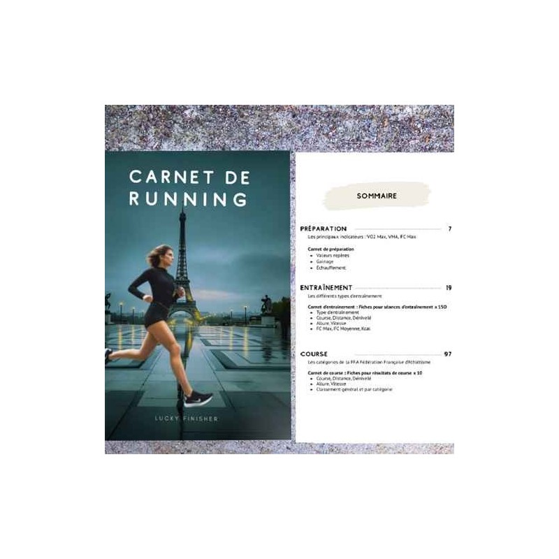 Carnet de Running - Entrainement Course à Pied avec 150 séances d'entrainement